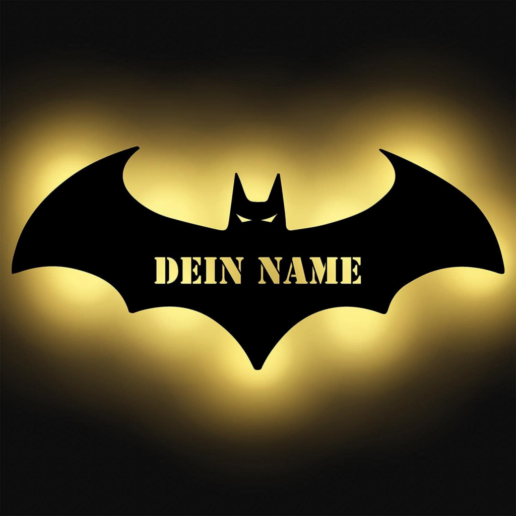 Individuelle Batman Lampe